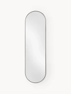 Jarrones|Espejos De Pared>Westwing Collection Espejo de pared ovalado Lucia Negro