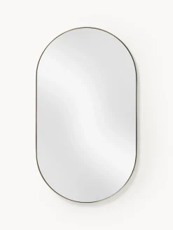 Jarrones|Espejos De Pared>Westwing Collection Espejo de pared ovalado Lucia Dorado