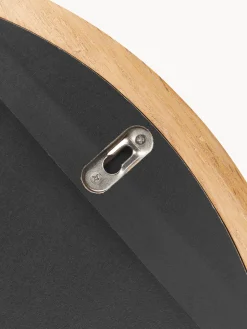 New Espejo de pared redondo con marco de madera de roble Avery Jarrones|Espejos De Pared