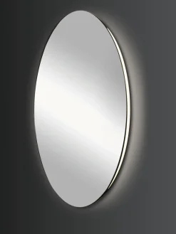 Clearance Espejo de pared redondo con iluminación LED Galaxy, tamaños diferentes Jarrones|Espejos De Pared