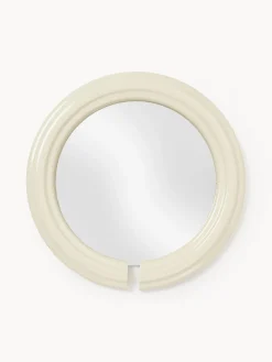 Espejos De Pared|Espejos De Pared>Westwing Collection Espejo de pared redondo Mael Blanco Off White