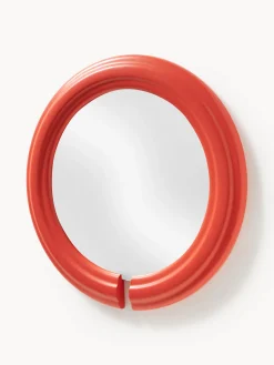 Jarrones|Espejos De Pared></noscript>Westwing Collection Espejo de pared redondo Mael Rojo coral