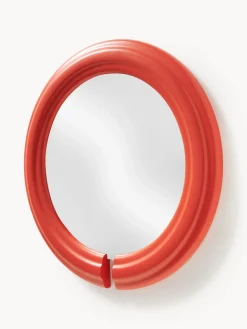 Jarrones|Espejos De Pared></noscript>Westwing Collection Espejo de pared redondo Mael Rojo coral