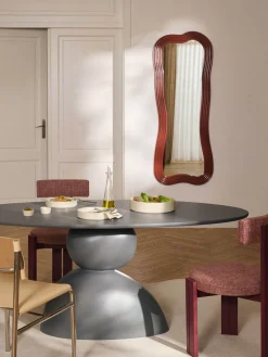 Espejos De Cuerpo Entero|Espejos De Cuerpo Entero>Westwing Collection Espejo de pie con marco ondulado Cosimo Terracota