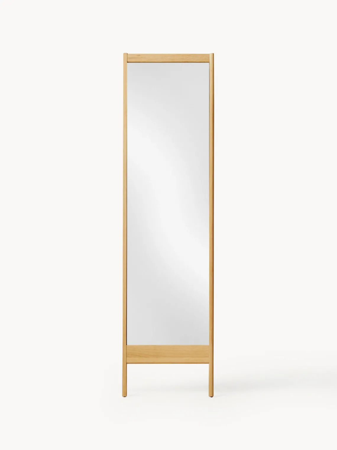 Online Espejo de pie de madera de roble A Line Jarrones|Decoración