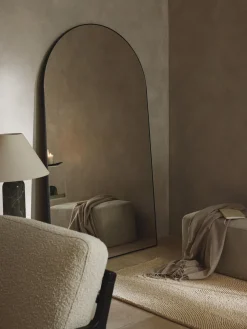 Jarrones|Espejos De Cuerpo Entero>Westwing Collection Espejo de pie grande Finley Negro