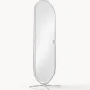 Clearance Espejo de pie ovalado de diseño Verner Panton System 1-2-3 Espejos De Cuerpo Entero|Espejos De Pie