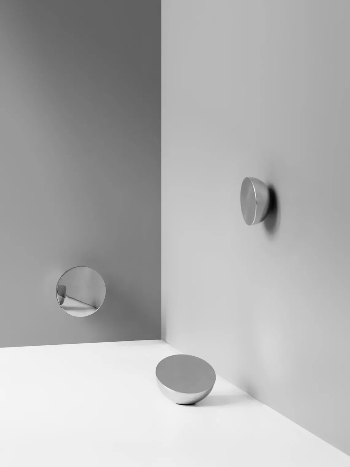 Jarrones|Figuras Decorativas>New Works Espejo decorativo de acero inoxidable Aura