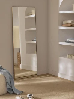 Jarrones|Espejos De Cuerpo Entero>Westwing Collection Espejo grande de cuerpo entero Cato Dorado