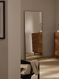 Jarrones|Espejos De Cuerpo Entero>Westwing Collection Espejo grande de cuerpo entero Cato Negro