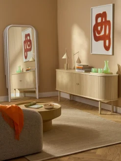 Jarrones|Espejos De Cuerpo Entero>Westwing Collection Espejo grande de cuerpo entero Lina Tonos beige