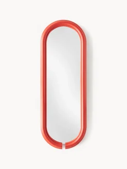 Espejos De Cuerpo Entero|Espejos De Cuerpo Entero>Westwing Collection Espejo ovalado de cuerpo entero Mael Rojo coral