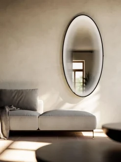 Espejos De Pared|Espejos De Pared>Vanita&Casa Espejo ovalado Foggy, 90 x 180 cm