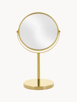 Clearance Espejo tocador redondo de metal Classic, con aumento Jarrones|Espejos De Maquillaje