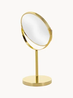 Clearance Espejo tocador redondo de metal Classic, con aumento Jarrones|Espejos De Maquillaje