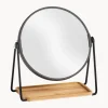 New Espejo tocador redondo Nora, con aumento Espejos De Maquillaje|Jarrones
