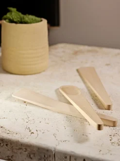 Utensilios De Cocina></noscript>Zone Denmark Espátula de madera de haya Singles