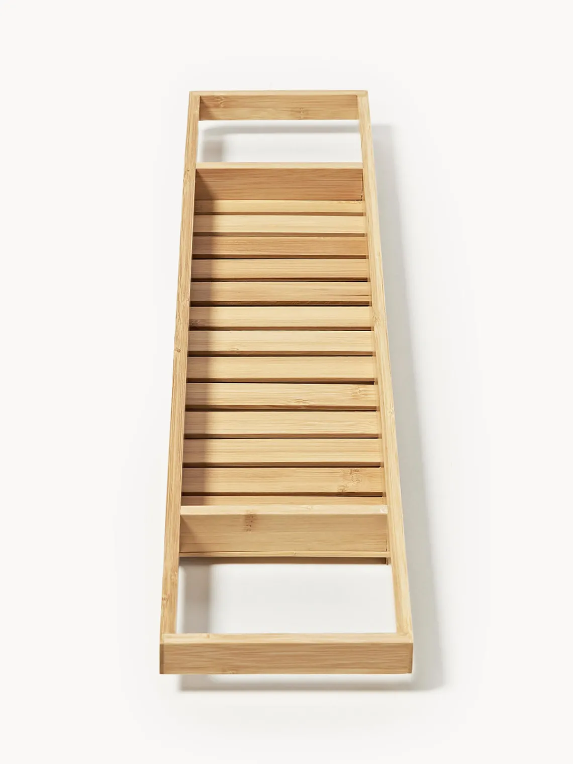 Accesorios De Baño|Jarrones>Westwing Collection Estante de bañera de bambú Kit Beige