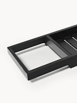 Estante de bañera de bambú Kit Accesorios De Baño|Jarrones