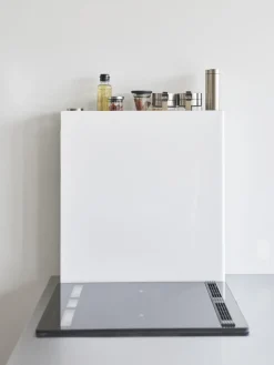 Almacenaje De Cocina></noscript>Yamazaki Estante de cocina extraíble de metal Tower Blanco brillante