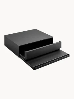 Almacenaje De Cocina>Yamazaki Estante de cocina extraíble con bandeja Tower Negro