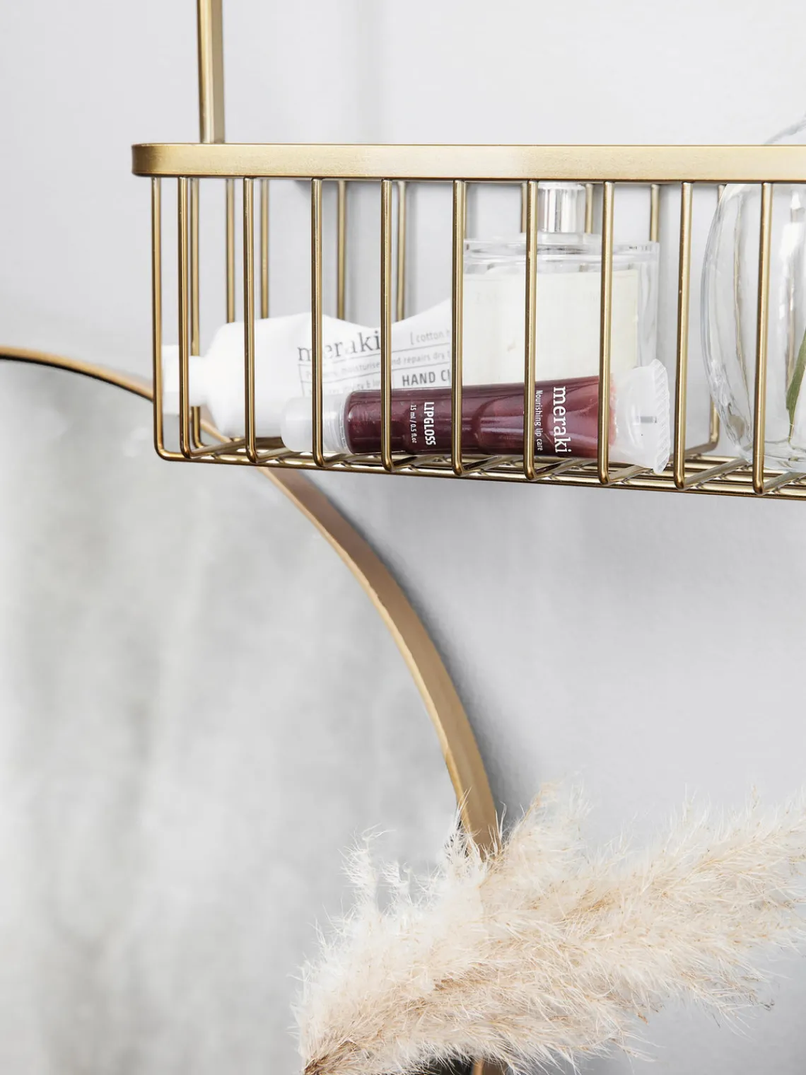 Accesorios De Baño|Estanterías De Baño>House Doctor Estante de pared de baño de acero inoxidable Bath Dorado