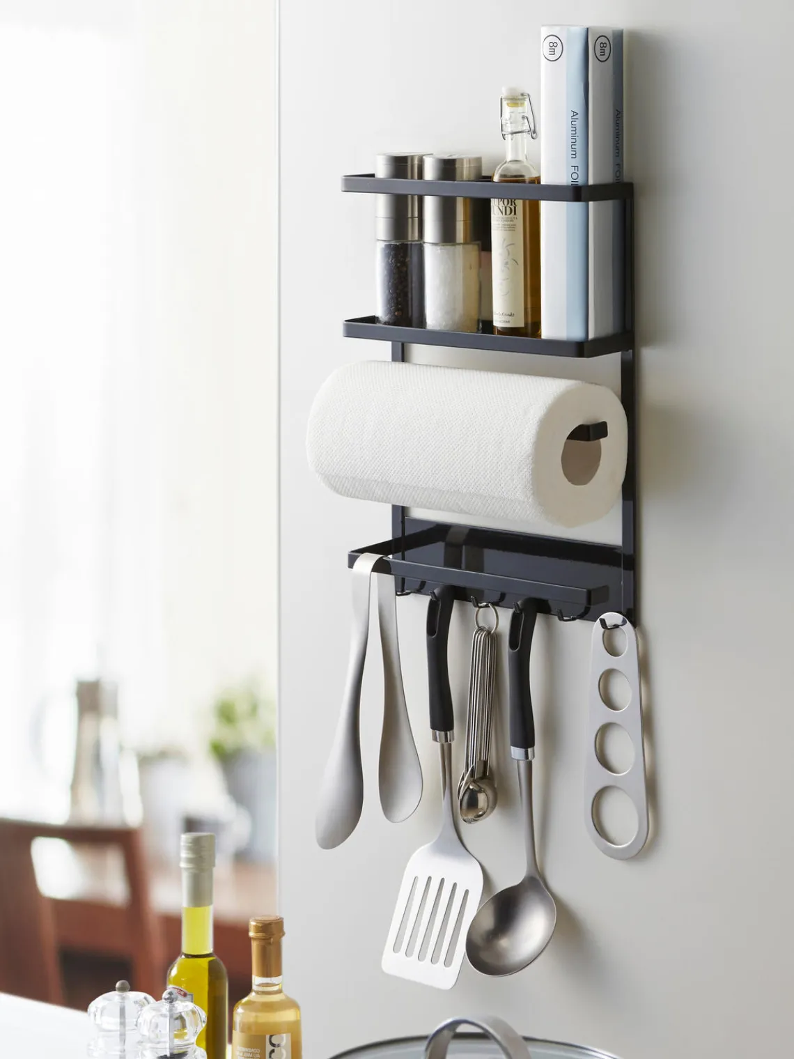 Almacenaje De Cocina>Yamazaki Estante lateral magnético Tower Negro