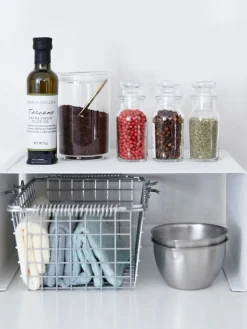 Almacenaje De Cocina></noscript>Yamazaki Estante organizador de cocina Tower Blanco mate