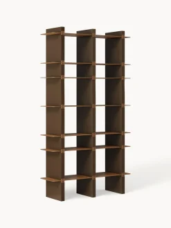 Librerías|Estanterías De Oficina></noscript>Westwing Collection Estantería alta con elementos de metal Rami Marrón claro, marrón