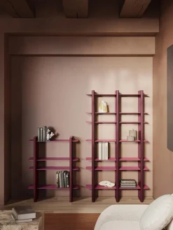 Clearance Estantería alta con elementos de metal Rami Librerías|Estanterías De Oficina