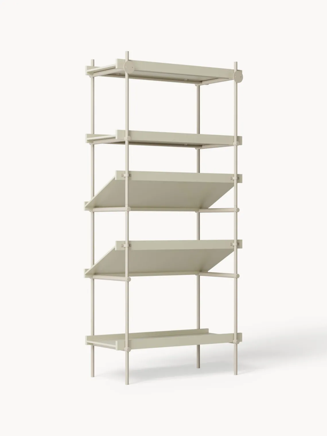 Estantería alta con marco inclinado Rio Librerías|Estanterías