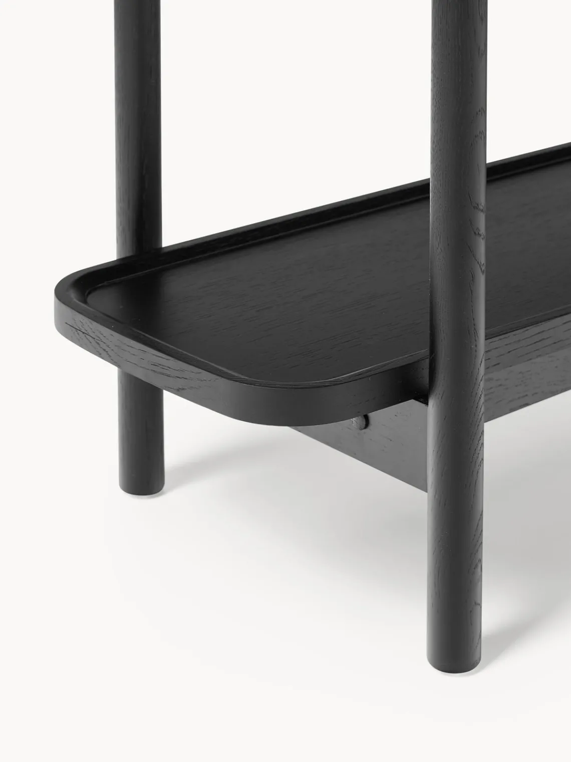 Librerías|Estanterías De Oficina>Westwing Collection Estantería alta de madera Libby Negro