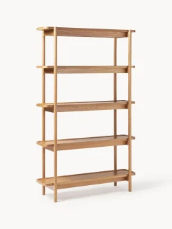 Librerías|Estanterías De Oficina>Westwing Collection Estantería alta de madera Libby Madera clara
