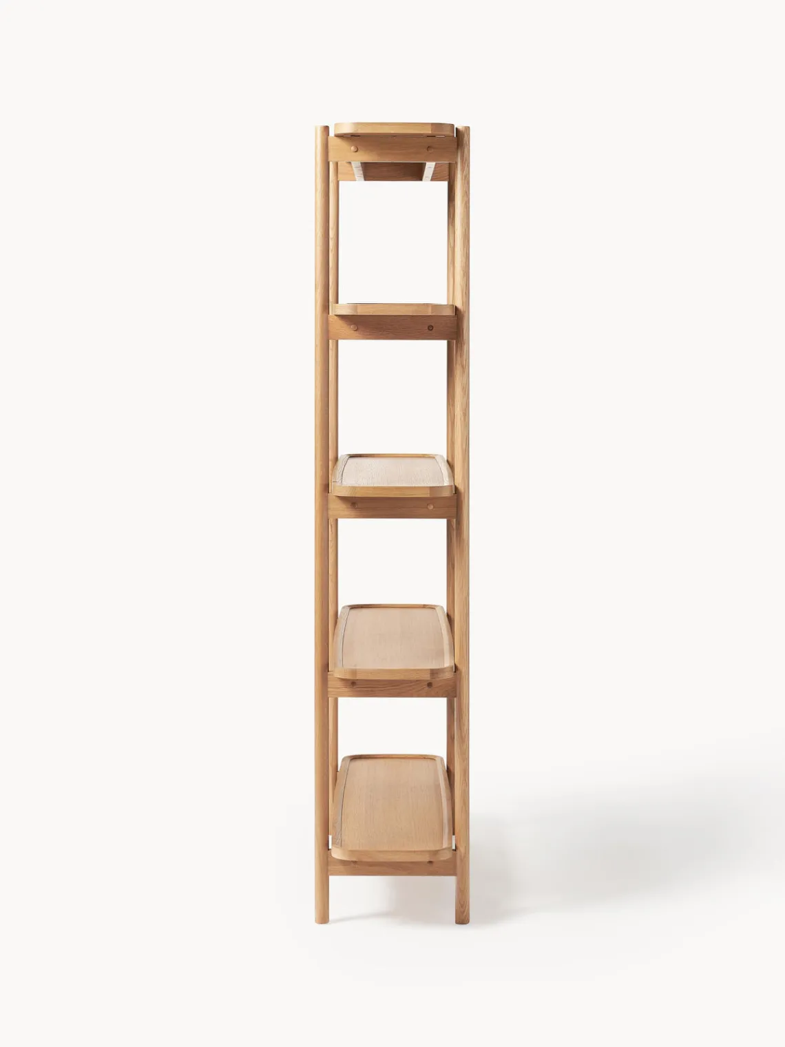 Librerías|Estanterías De Oficina>Westwing Collection Estantería alta de madera Libby Madera clara