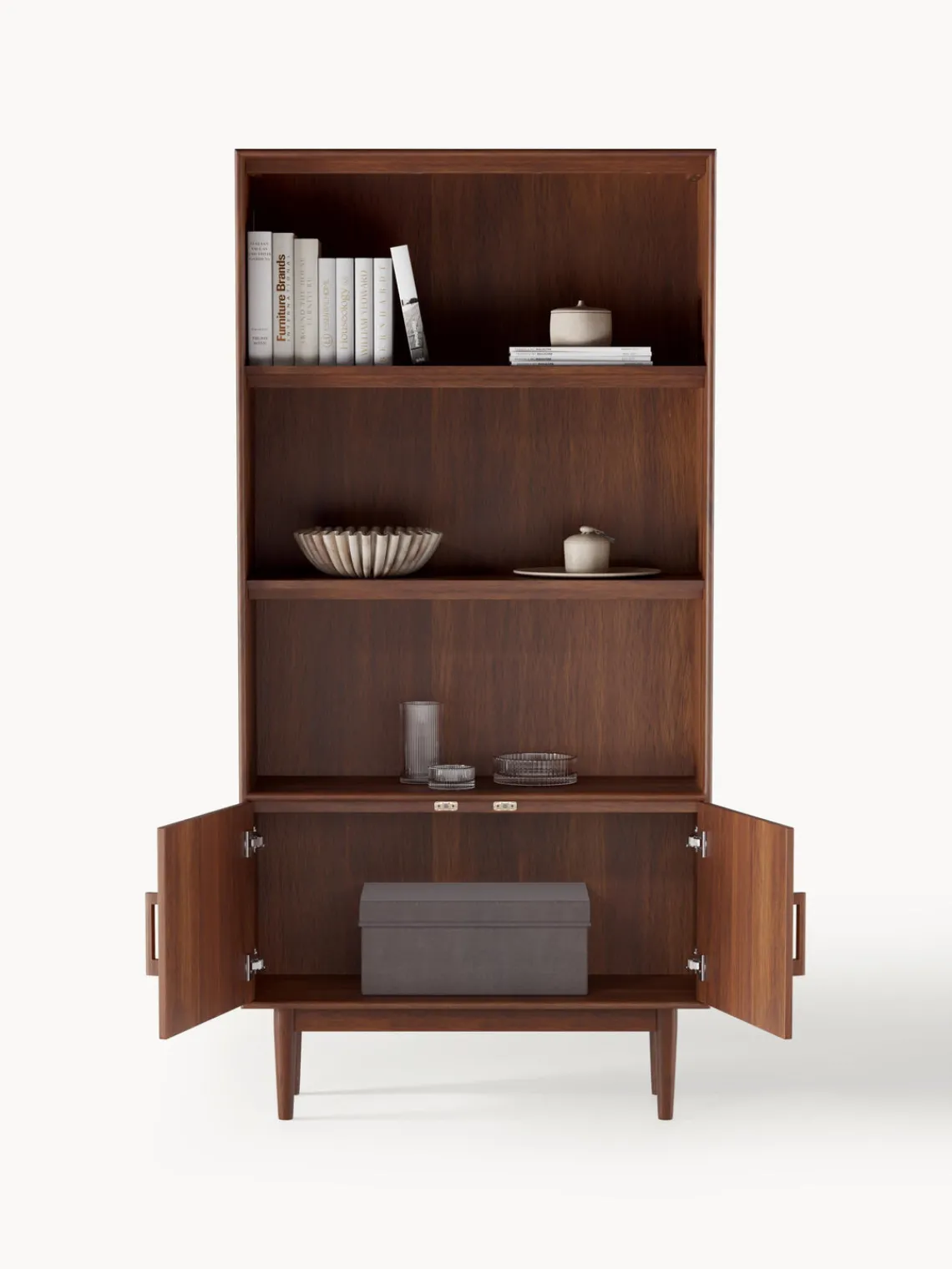 Sale Estantería alta de madera de mango Paul Librerías|Estanterías De Oficina