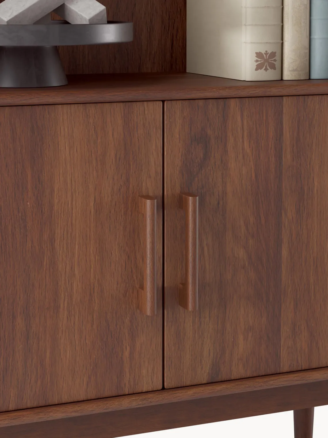 Sale Estantería alta de madera de mango Paul Librerías|Estanterías De Oficina