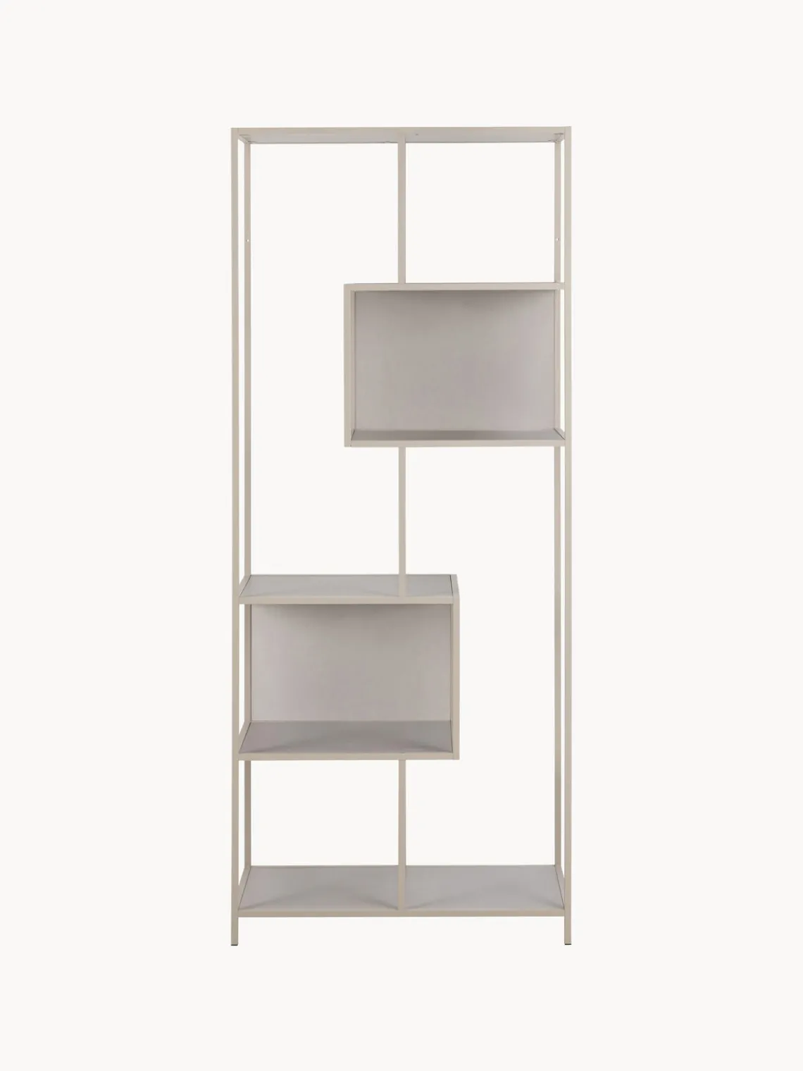 Librerías|Estanterías> Estantería alta Seaford Gris claro