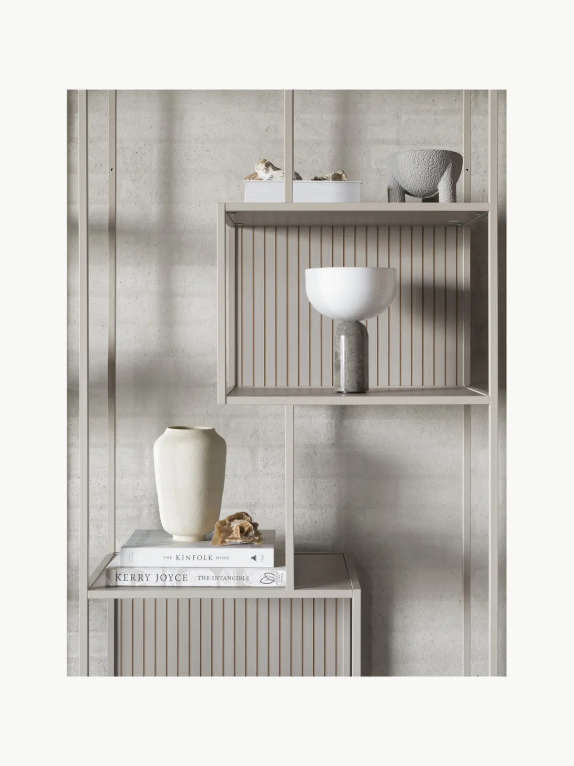 Librerías|Estanterías> Estantería alta Seaford Gris claro