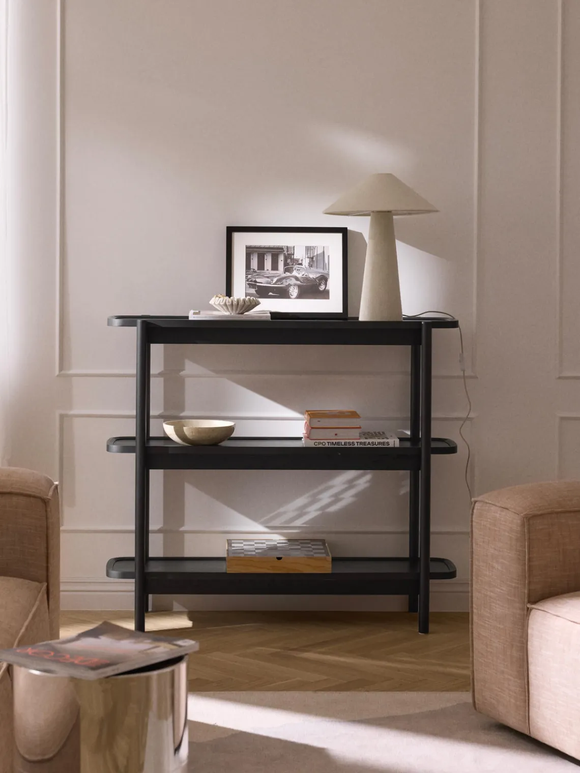 Discount Estantería baja de madera Libby Librerías|Estanterías