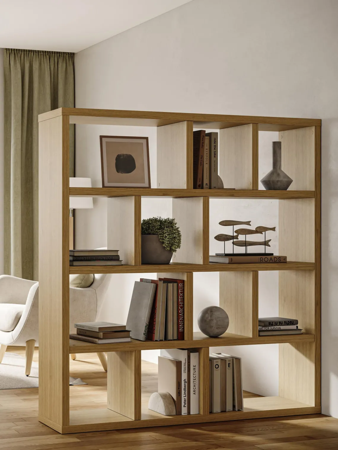 Librerías|Estanterías> Estantería Berlin Madera de roble