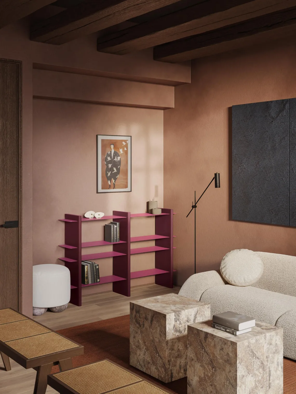 Estantería con elementos de metal Rami Librerías|Estanterías De Oficina