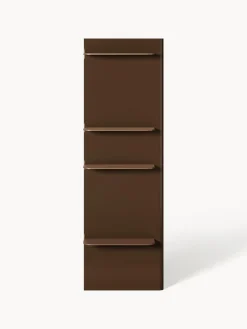 Librerías|Estanterías De Oficina></noscript>Westwing Collection Estantería con elementos de metal Rami Marrón claro, marrón