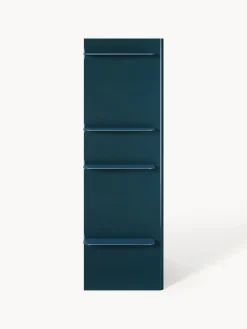 Librerías|Estanterías De Oficina></noscript>Westwing Collection Estantería con elementos de metal Rami Azul, azul petróleo