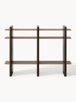 Librerías|Estanterías></noscript>Westwing Collection Estantería con elementos de metal Rami Marrón claro, marrón