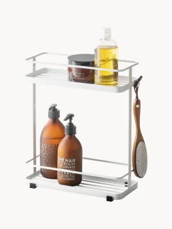 Accesorios De Baño|Jarrones></noscript>Yamazaki Estantería de baño con ruedas Tower Blanco