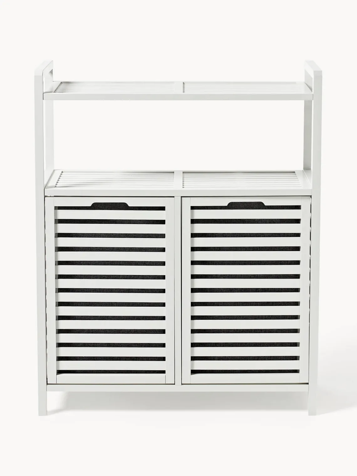 Outlet Estantería de baño de bambú con cestas de lavandería Armarios De Baño|Armarios De Baño