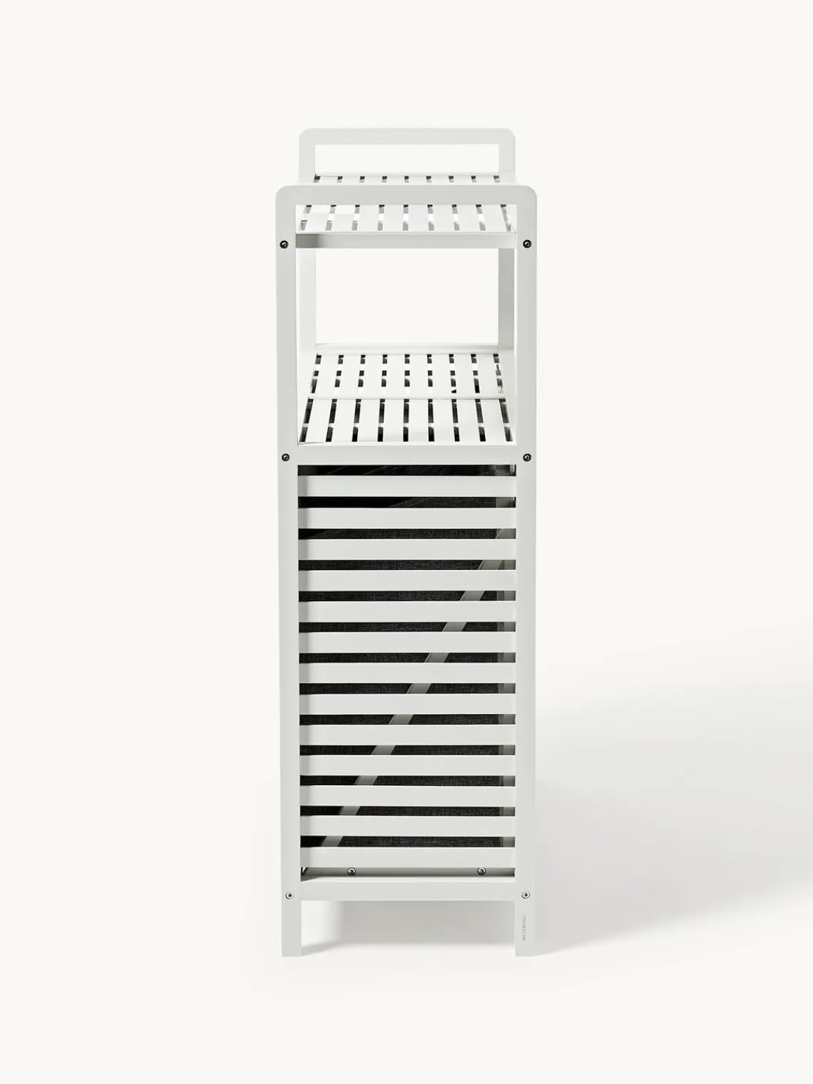 Outlet Estantería de baño de bambú con cestas de lavandería Armarios De Baño|Armarios De Baño