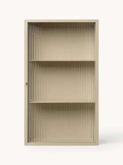 Armarios De Baño|Estanterías De Baño>Ferm Living Estantería de baño de pared Haze Transparente, beige claro