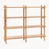 Librerías|Estanterías> Estantería de madera de acacia Cannes