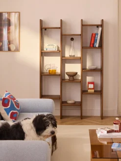 Librerías|Estanterías De Oficina>Westwing Collection Estantería de madera de roble Chandler